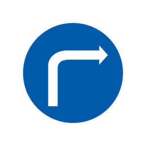 VIRAGE A DROITE D.300mm