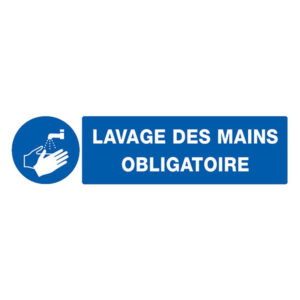 LAVAGE DES MAINS OBLIGATOIRE 200x52mm