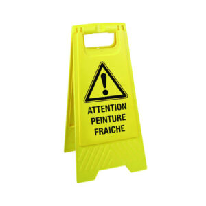 CHEVALET "ATTENTION PEINTURE FRAICHE"