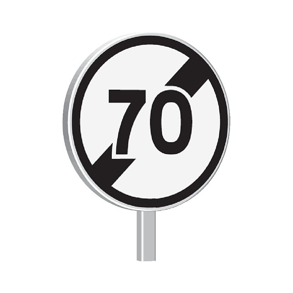 B33-450-Classe 1-Fin de limitation de vitesse à 70km/h