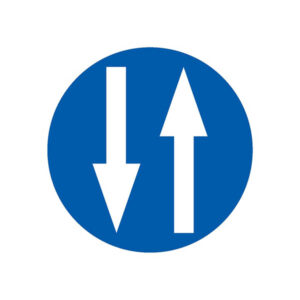 CIRCULATION A DOUBLE SENS D.300mm