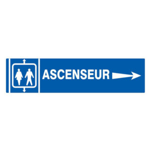 ASCENSEUR FLECHE A DROITE 200x52mm