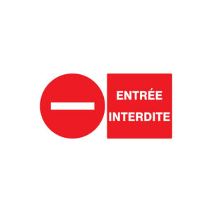 ENTREE INTERDITE 330x200mm