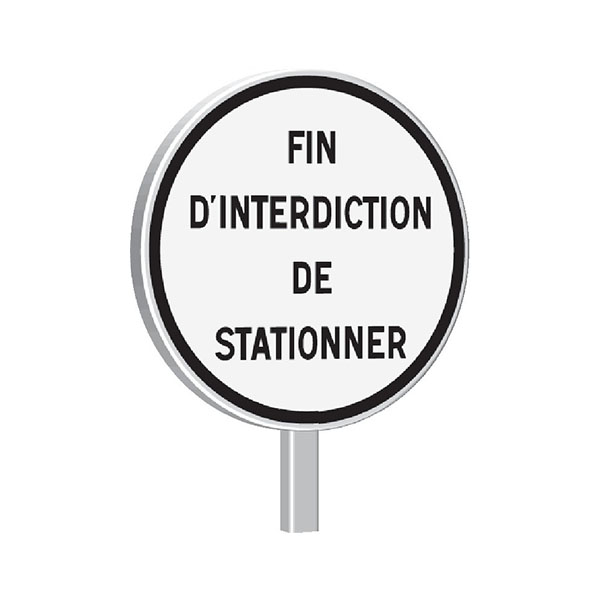 B39-450-Classe 2-Fin d'interdiction de… A spécifier