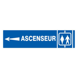 ASCENSEUR FLECHE A GAUCHE 200x52mm