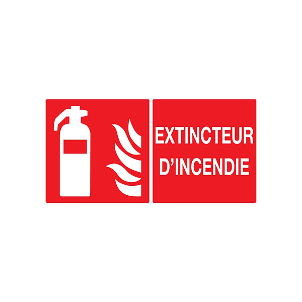 EXTINCTEUR D'INCENDIE 330x200mm