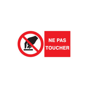 NE PAS TOUCHER 330x200mm