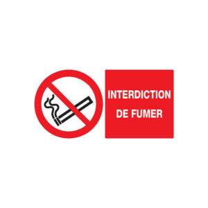 INTERDICTION DE FUMER 330x200mm