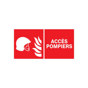 ACCES POMPIERS 200x52mm