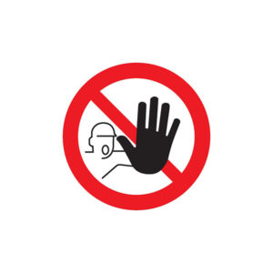 ACCES INTERDIT AUX PERSONNES NON AUTORISEES D.420mm