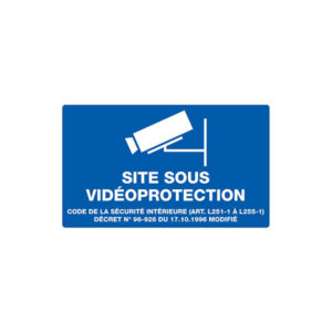 SITE SOUS VIDEOPROTECTION 330x200mm