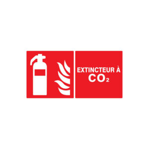 EXTINCTEUR A CO2 330x200mm