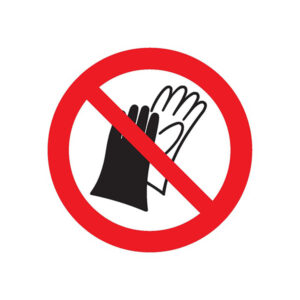 PORT DE GANTS INTERDIT D.300mm