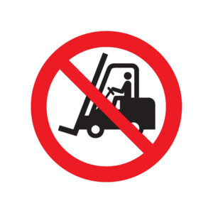 INTERDIT AUX VEHICULES INDUSTRIELS D.420mm