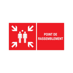 POINT DE RASSEMBLEMENT (INCENDIE) 330x200mm