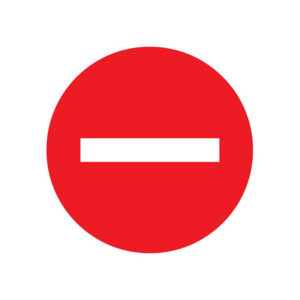 SENS INTERDIT D.420mm