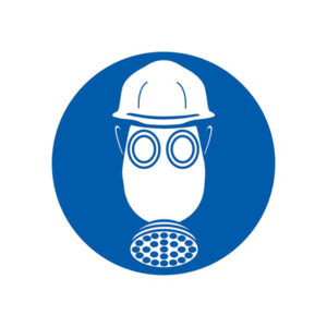 PROTECTION OBLIGATOIRE TETE/VOIES RESPIRATOIRES D.300mm