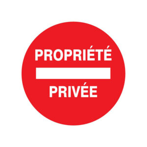 PROPRIETE PRIVEE D.420mm