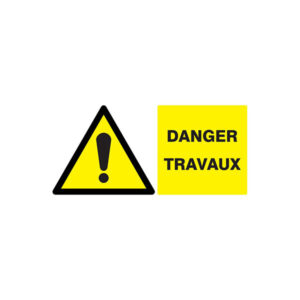 DANGER TRAVAUX 330x200mm