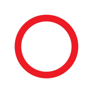 INTERDIT A TOUT VEHICULE D.420mm