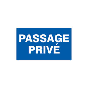 PASSAGE PRIVE 330x200mm