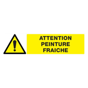 ATTENTION PEINTURE FRAICHE 200x52mm