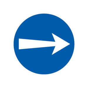 SENS OBLIGATOIRE (vers la droite) D.300mm