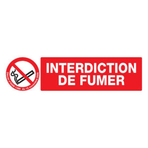 INTERDICTION DE FUMER (DECRET DU 15/11/2006) 200x52mm