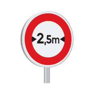 B11-650-Classe 2-Interdiction si largeur supérieure à..