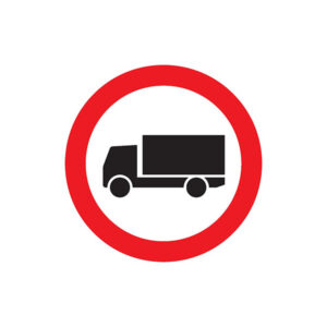 INTERDIT AUX POIDS LOURDS D.300mm