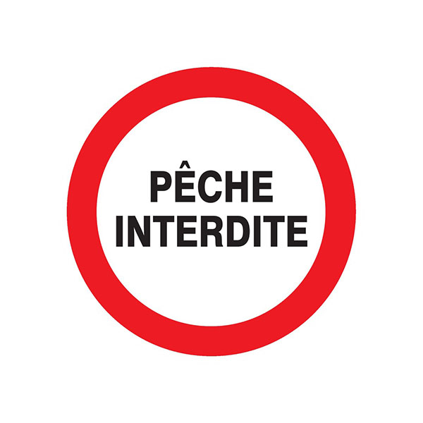 PECHE INTERDITE D.420mm