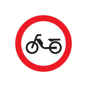 INTERDIT AUX CYCLOMOTEURS D.420mm