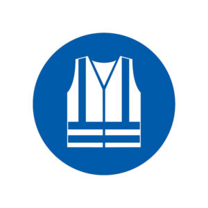 GILET DE SECURITE HAUTE VISIBILITE OBLIGAT. D.300mm