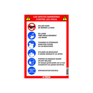 LES 5 GESTES BARRIERES (COVID-19)
