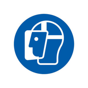 VISIERE DE PROTECTION OBLIGATOIRE D.300mm