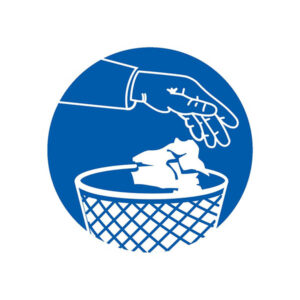 UTILISEZ LES POUBELLES D.300mm