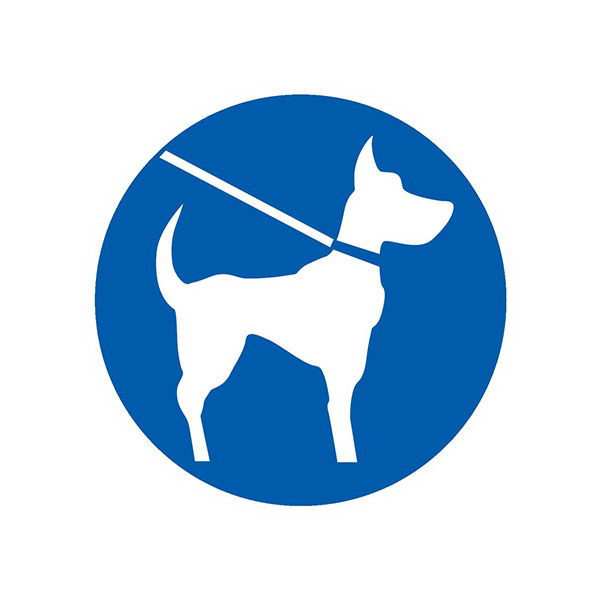 CHIEN EN LAISSE OBLIGATOIRE D.300mm