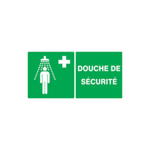 DOUCHE DE SECURITE LUMINESCENT 330x200mm
