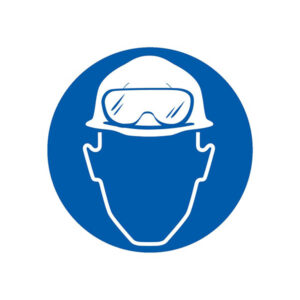 PROTECTION OBLIGATOIRE TETE/VUE CONTRE L'ACIDE D.300mm