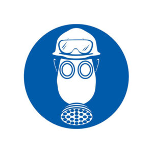 PROTEC° OBLIG. TETE/VUE/VOIES RESPIRA. C. ACIDE D.300mm