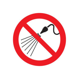 INTERDIT D'ARROSER D.420mm