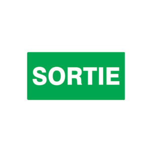 SORTIE LUMINESCENT 330x200mm