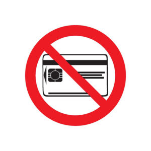 CARTES MAGNETIQUES INTERDITES D.300mm