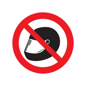 CASQUE INTERDIT D.420mm