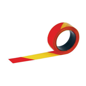 RUBAN "RUBAPLAST" ROUGE JAUNE 100MX50MM