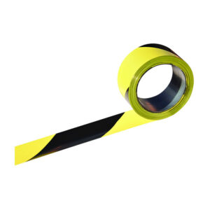 RUBAN "RUBAPLAST" NOIR JAUNE 100MX50MM