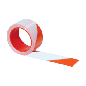 RUBAN "RUBAFORT" ROUGE BLANC 100MX50MM