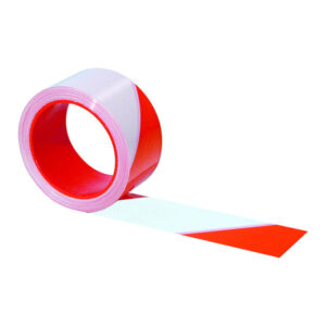 RUBAN "RUBAFORT" ROUGE BLANC 200MX50MM