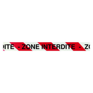 RUBAN "ZONE INTERDITE" 500MX75MM