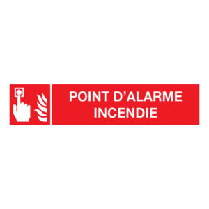 POINT D'ALARME INCENDIE 330x75mm